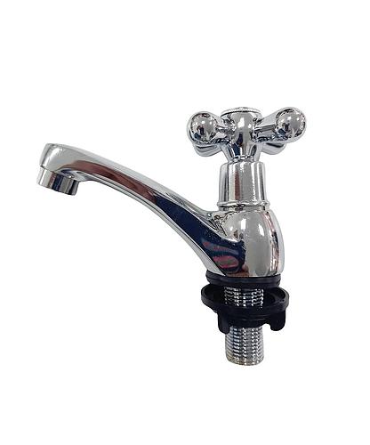 LLAVE P/LAVABO SENCILLA POMO EN CRUZ VIKINGO AT-449/BFC