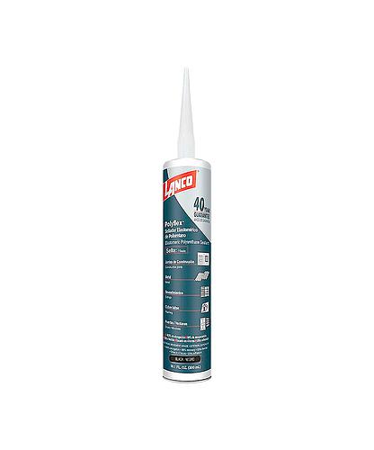 SELLADOR POLIURETANO POLYFLEX NEGRO 10 ONZ. LANCO