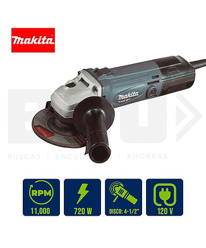 PULIDORA MAKITA MT 4 1/2 PULG 720W M9507G