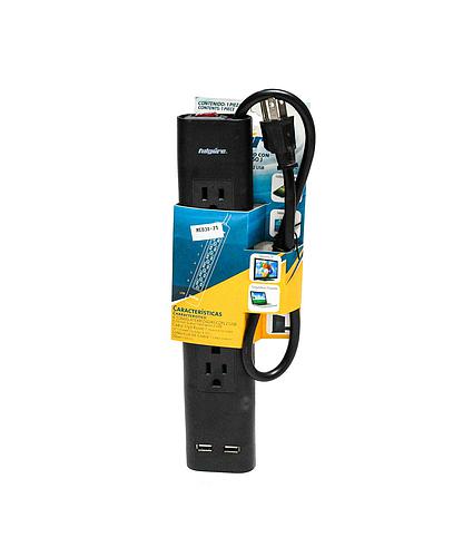 REGLETA FULGORE 6SAL + 2USB FU1035 (DESC)