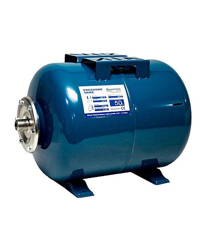 TANQUES DE PRESION AQUASTRONG P/BOMBA 50 LT. / HORIZ. 50CT