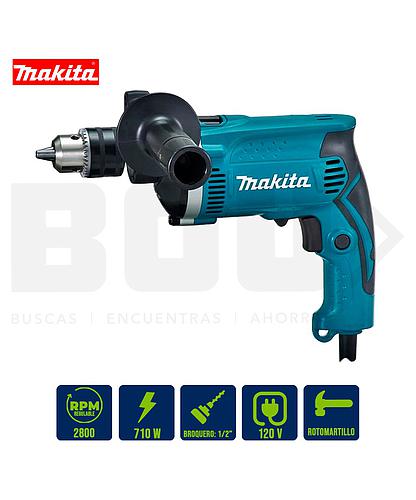 TALADRO PERCUTOR MAKITA 1/2 PULG 710W HP1630