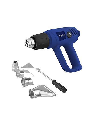 PISTOLA DE CALOR PROF. 127V 2000W 16A CON KIT CALAFATEO TRUPER 16432