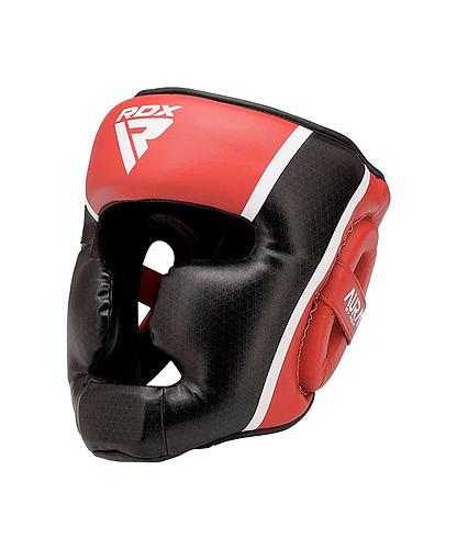 PROTECTOR DE CABEZA RDX AURA PLUS T-17 ROJO/NEGRO-L HGR-T17RB-L+