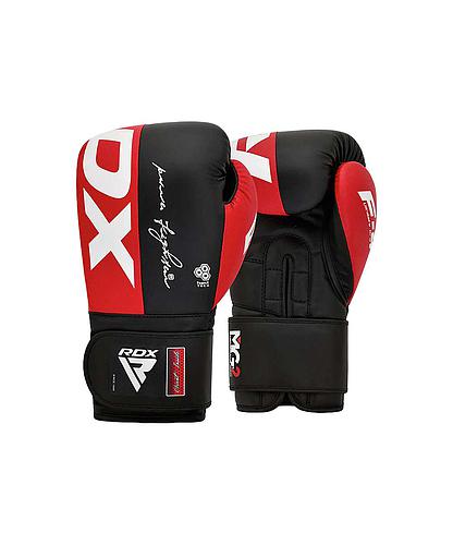GUANTE BOXEO RDX REX F4 ROJO/NEGRO 14OZ BGR-F4R-14OZ