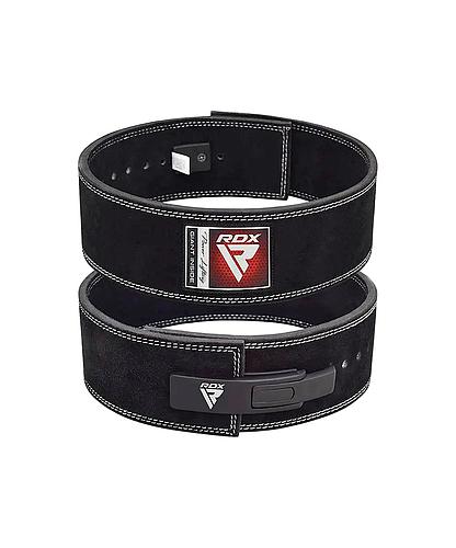 CINTURON P/LEVANTAMIENTO PESAS RDX PRO CUERO NEGRO PLUS-L WBL-4LB-L+