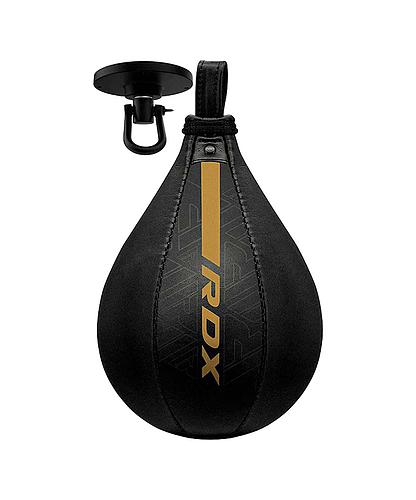 PERA BOXEO RDX F6 NEGRO/DORADO + ESLABON GIRATORIO 2SBR-F6MGL