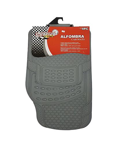 ALFOMBRA CAUCHO GRIS 4PCS LF-5068-G