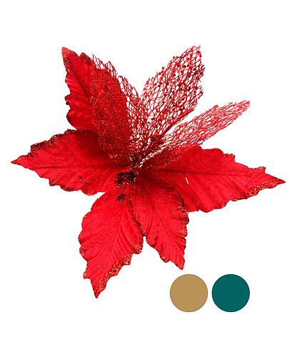 ADORNO NAVIDAD FLOR 35CM 84533