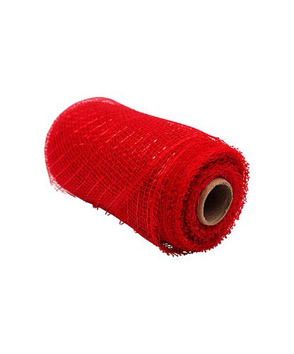 CINTA DECORATIVA NAVIDEÑA 15CM X 10YDAS MALLA REF-S-04