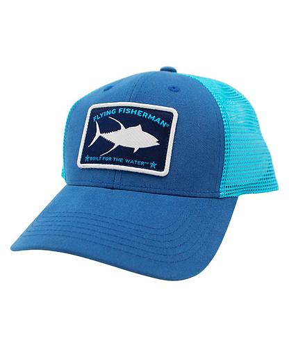 GORRA FLYING FISHERMAN YELLOWFIN TUNA AZUL REAL H1817