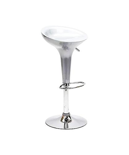 SILLA P/BAR PLATEADA 1833-SILVER-GRAY