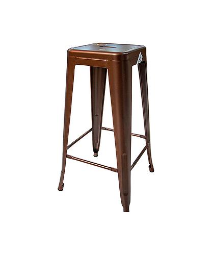 BANCO P/BAR METAL 78CM COBRE BC-237-COP