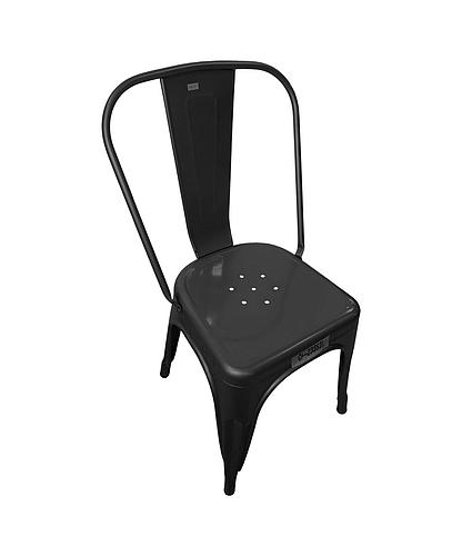 SILLA METALICA  85CM NEGRO CH-233-BLK