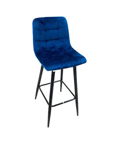 SILLA P/BAR TERCIOPELO AZUL CH-870-BLUE