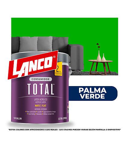 PINTURA TOTAL ACRILICA LATEX PALMA VERDE GLN TL3469