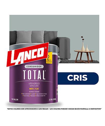 PINTURA TOTAL ACRILICA LATEX CRIS GLN TL3468