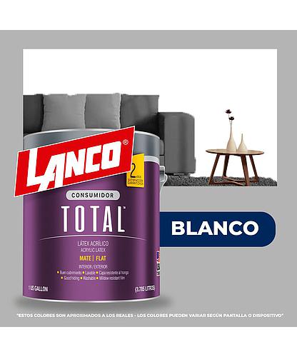 PINTURA TOTAL ACRILICA LATEX BLANCO GLN TL1435