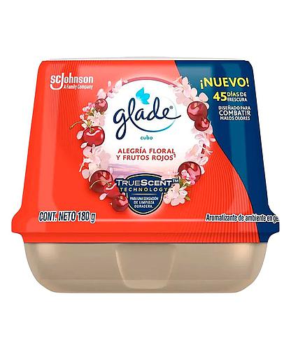 AROMATIZANTE GLADE CUBO MORA RADIANTE 180GR