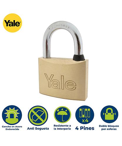 CANDADO LATON 30MM YALE 110-30