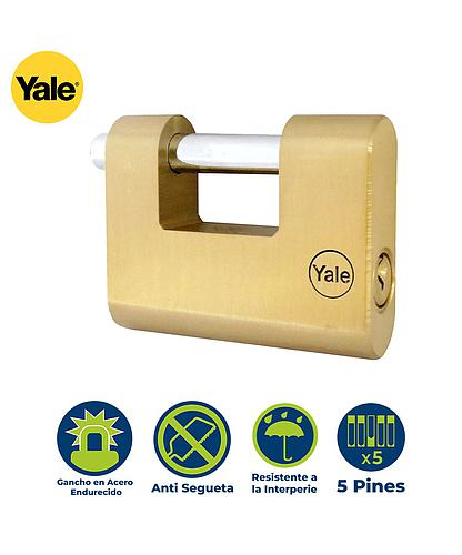 CANDADO RECTANGULAR 80MM YALE 114-80