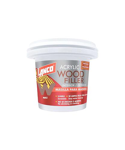 MASILLA ACRILICA P/MADERA COLOR NOGAL 4OZ. LANCO WF829-8
