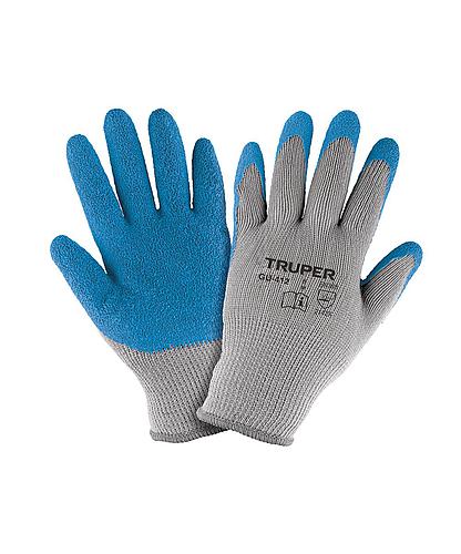GUANTE POLIESTER RECUBRIMIENTO LATEX RUGOSO M TRUPER 15266