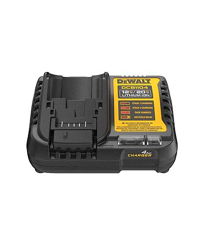 CARGADOR PARA BATERIAS 12V Y 20V 4AMP DEWALT DCB1104