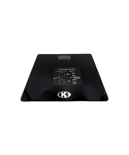 BASCULA DIGITAL DE PISO K6 CON BLUETOOTH 68701