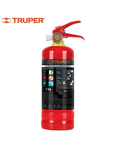 EXTINTOR 2.2 LBS. POLVO SECO ABC RECARGABLE TRUPER 100276