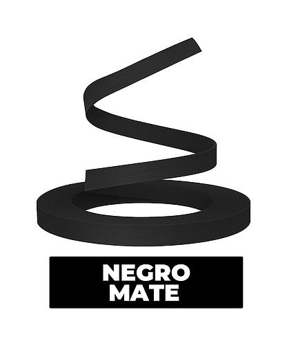 TAPACANTO CHAPIN NEGRO MATE 300 m X 19 mm (METRO)