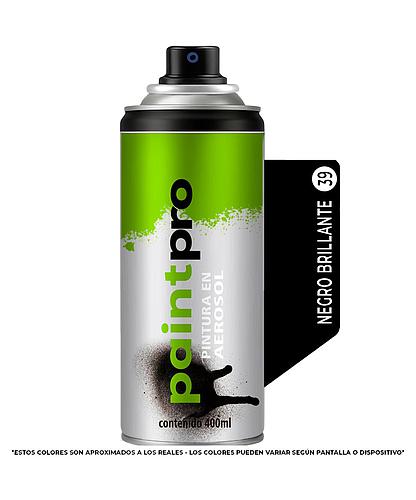 SPRAY PAINT PRO NEGRO BRILLANTE 39