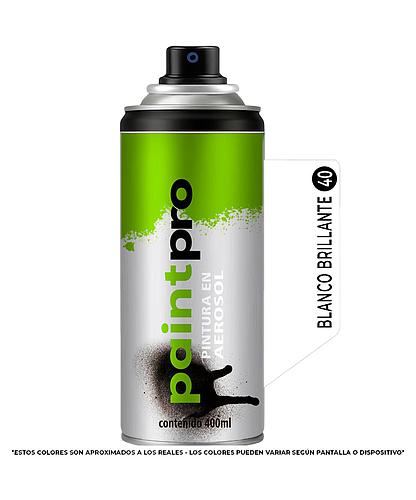 SPRAY PAINT PRO BLANCO BRILLANTE 40