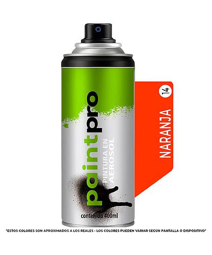 SPRAY PAINT PRO NARANJA 14