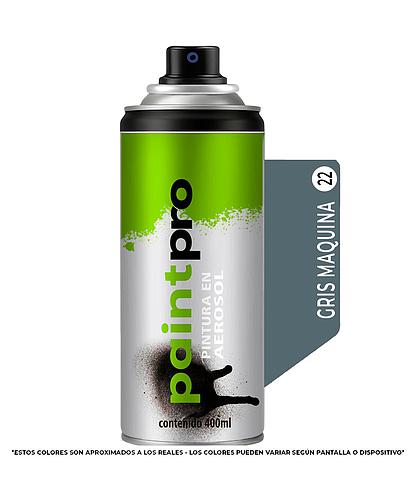 SPRAY PAINT PRO GRIS MAQUINA 22