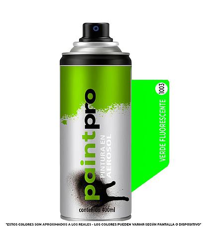 SPRAY PAINT PRO FLUORESCENTE VERDE 1003