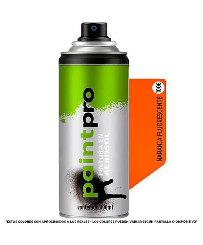 SPRAY PAINT PRO FLUORESCENTE NARANJA 1006