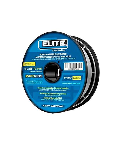 ROLLO DE ALAMBRE MIG ELITE AUTOPROTEGIDO 0.9MM 1KG RAFC209