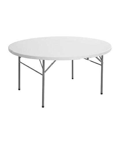 MESA PLASTICA T/GRANITE REDONDA 5FT BSL-R-152