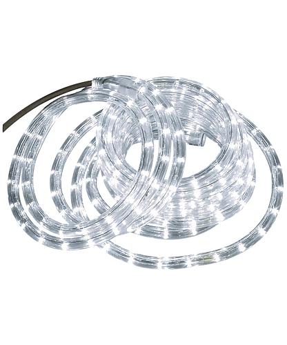 GUIA LED BLANCA TIPO MANGUERA LISA 10 MTS LX-715MW