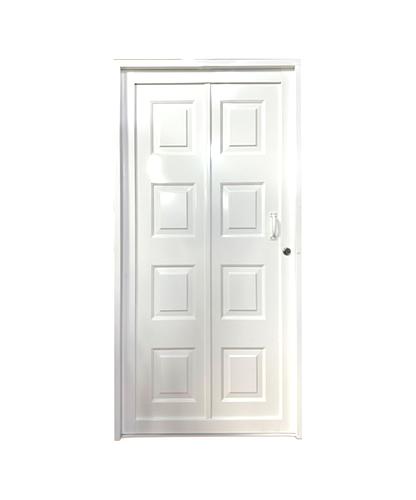 PUERTA METALICA ECON. 8 TABL. 2X1 MTS. IZQ. C/MOCHETA HECASA
