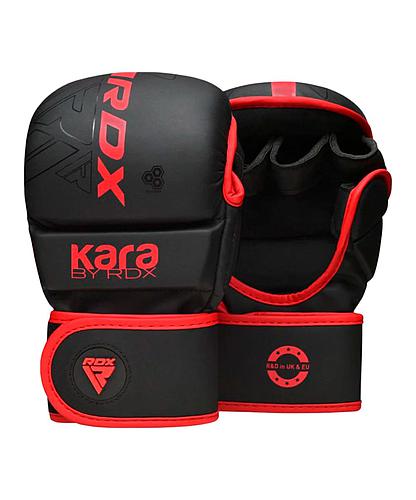 GUANTES MMA ENTRENAMIENTO RDX KARA ROJO F6 PLUS-XL GSR-F6MR-L/XL+