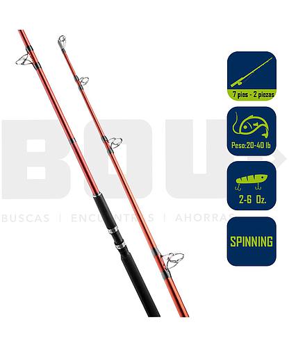 CAÑA PESCA SPINNING SOUTH BEND 7 PIES RPSTX-701