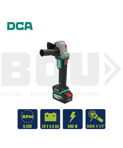 ESMERILADORA INAL. DCA 4 1/2PULG 680W 20V (4AHX2) ADSM06-115(TYPE EM)