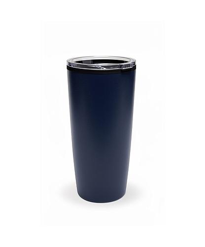 VASO TERMICO PLASTICO 450ML 17CM AZUL MARINO SV-TH-630