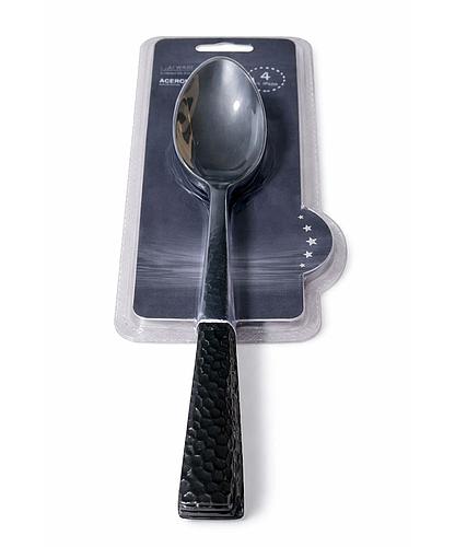 CUCHARA METAL PLATEADA 4PCS EP-4TS-BK30