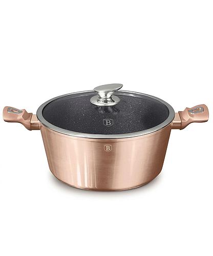CACEROLA T/GRANITO ANTIADHERENTE C/TAPA 28CM 6.1L BH-1516N