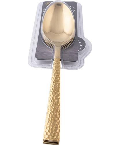 CUCHARA METAL DORADA 4PCS EP-4DS-CP23