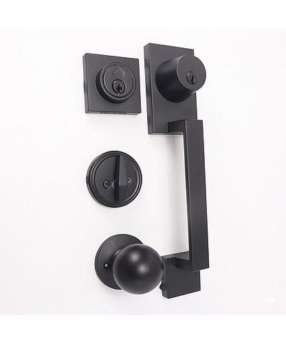 CERRADURA ENTRADA VERA SIENA NEGRO 46297