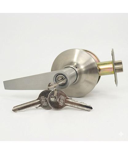 CERRADURA VERA PALANCA C/LLAVE ACERO INOX 46978